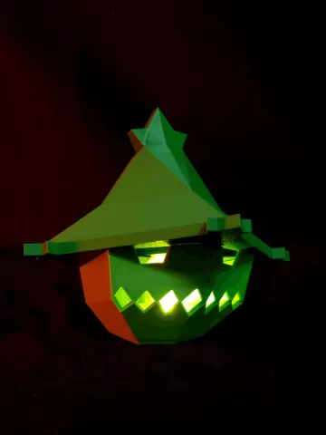 Cacturne Candle - Low Poly Pokemon Lantern