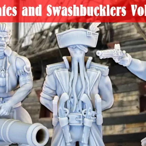 Pirates and Swashbucklers Vol. III Kickstarter by YourNeighborKnight Minis