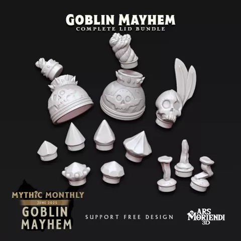 Goblin Mayhem - Complete Lid Bundle by Ars Moriendi 3D