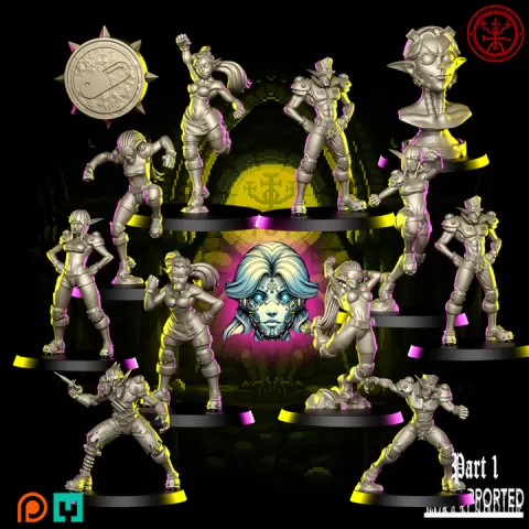 TORCHLIGHT "THE ZONE RUNNERS PT.2" by Torchlight Models
