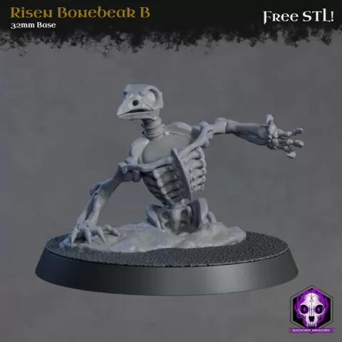The Boneflock | Risen Bonebeak B (Unsupported) by Blackcrest Miniatures