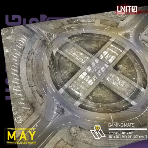 Roundabout - multi-format gaming mat by UNIT9