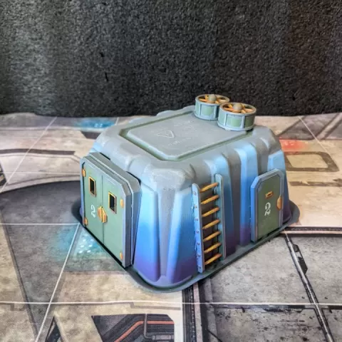 Mushroom Container Depot Terrain by Mini For All