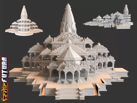 Ayodhya Ram Temple - NO SUPPORTS REQUIRED!