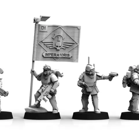 Universal Guard - Shock Command Squad by The Makers Cult