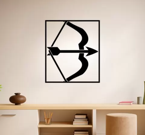 Link Bow And Arrow Wall Art Framed