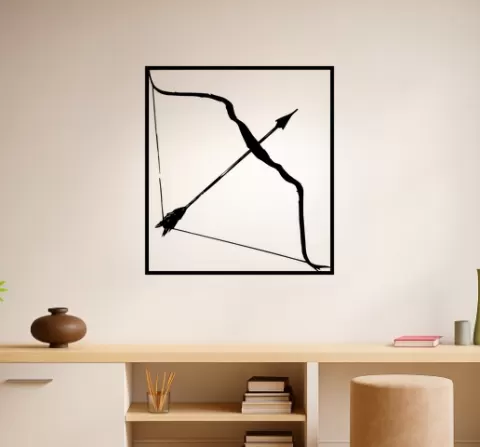 Link Bow And Arrow Wall Art Framed