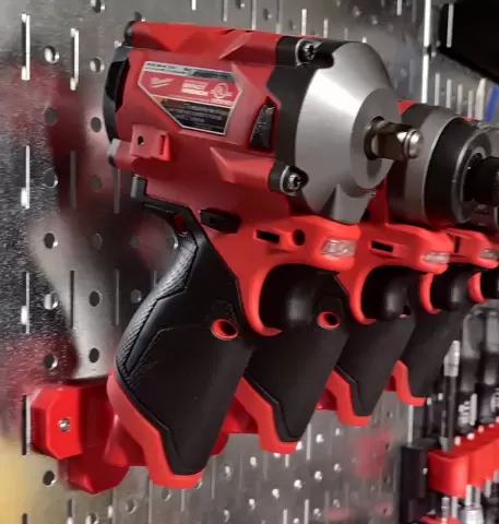 Power Tool & Battery Wall Control / Pegboard Mounts for Milwaukee M12