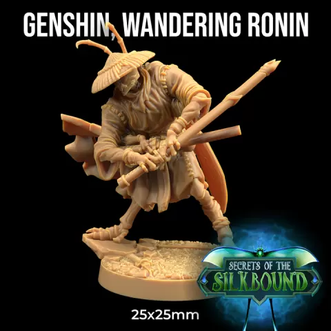Genshin, Wandering Ronin | PRESUPPORTED | Secrets of The Silkbound by The Dragon Trappers Lodge