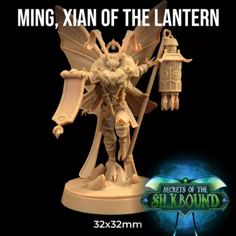 Ming, Xian of The Lantern | PRESUPPORTED | Secrets of The Silkbound by The Dragon Trappers Lodge