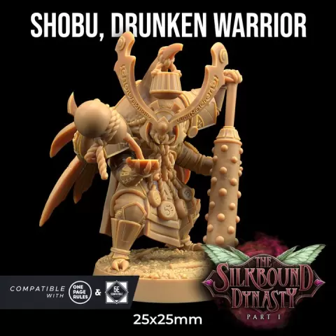 Shobu, Drunken Warrior | PRESUPPORTED | Secrets of The Silkbound | Silkbound Dynasty Pt. 1 by The Dragon Trappers Lodge