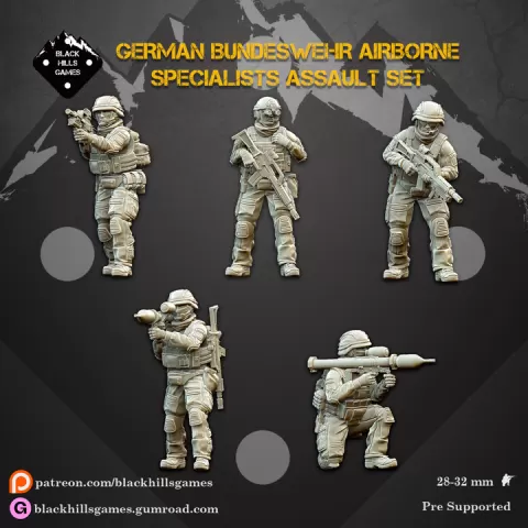Black Hills Games - Bundeswehr Airborne Specialists (Assault Set) by Black Hills Games