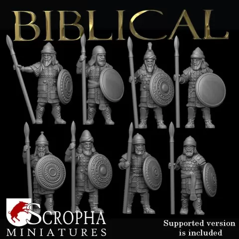 hebrew royal guards by Scropha Miniatures