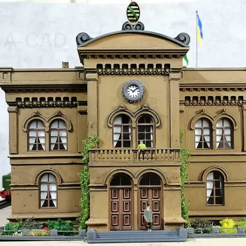 Eilenburger Bahnhof - Uhr