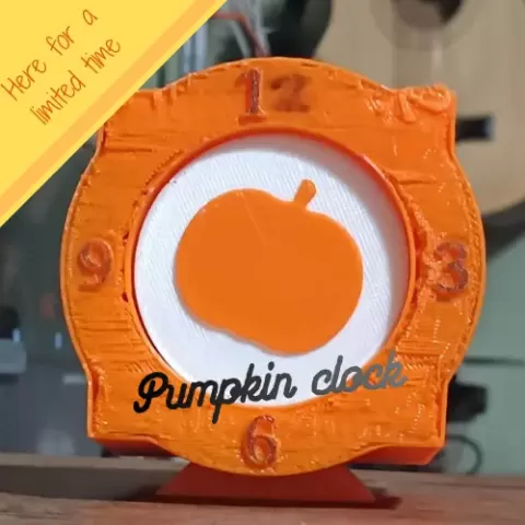 Pumpkin clock