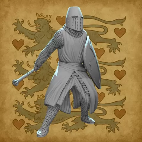 Medieval Danish Vassal Knight - Lake Peipus 1242 by Northern Crusades Miniatures