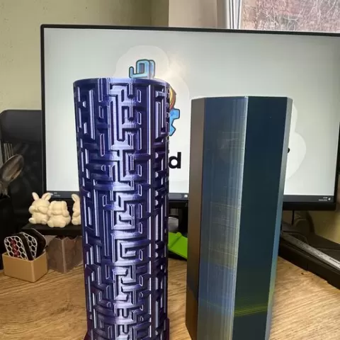 Maze Cylinder Container