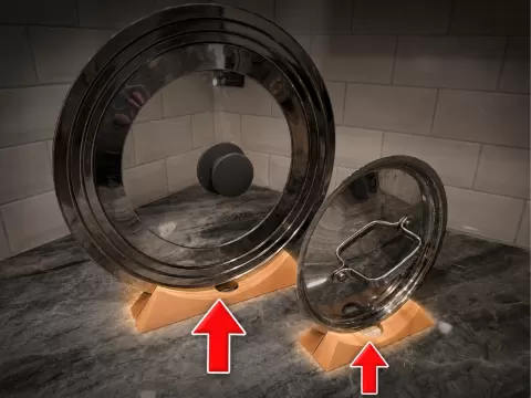 Customizable Lid / Plate Drying and Display Stand