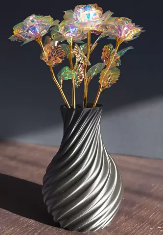 Spiral Vase Twisted Spiral Vase Vase Spiral Vase Spiral Vase Flower curved vase Flower vase vase vase vase vase vase vase