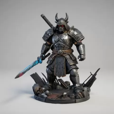 Cyber Samurai Wolf