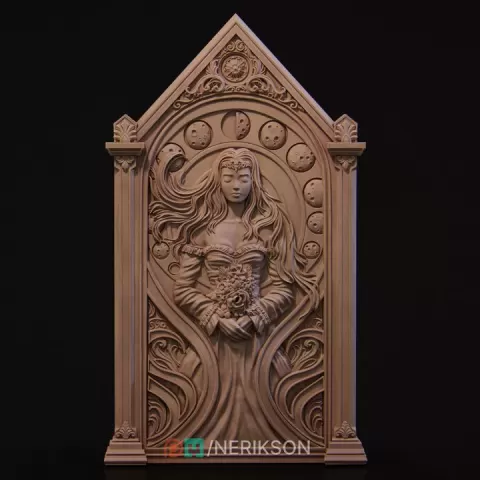 Bas Relief : Sleeping Princess by Nerikson