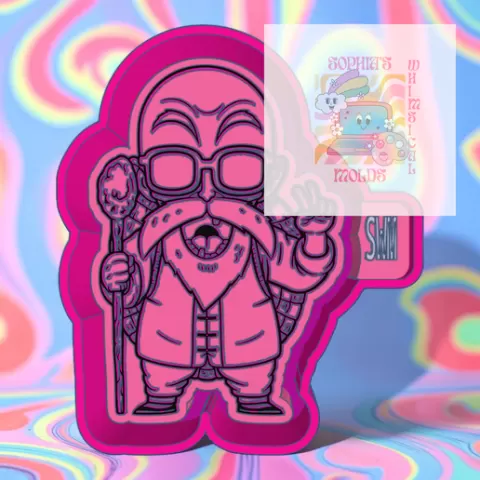 Chibi Master Roshi Mold Housing
