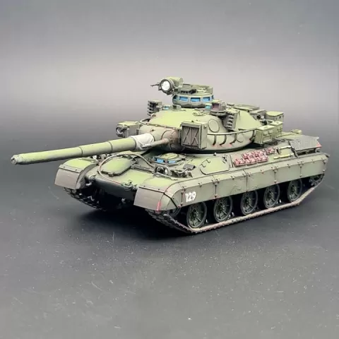 AMX-30B2+AMX-30S (France+Saudi, Cold War) (1:56 and 1:100 scale) by Wargame3d