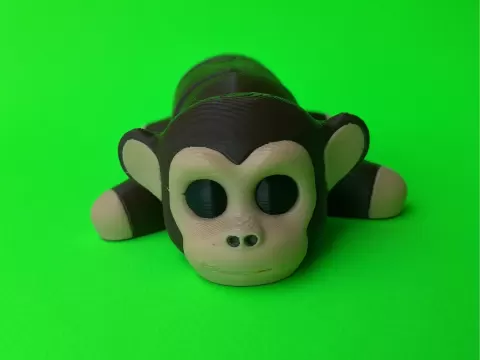 Articulated Monkey, Cute Flexi Fidget Animal Toy