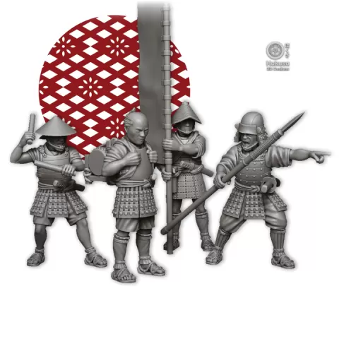 Light Ashigaru Command by Hokusa 3D Designs
