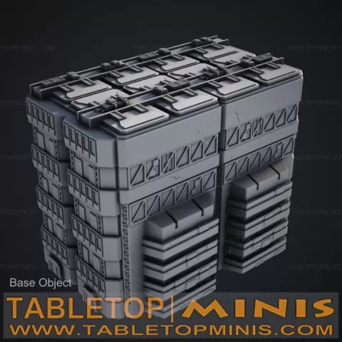 Building SciFi BT0O by TableTopMinis