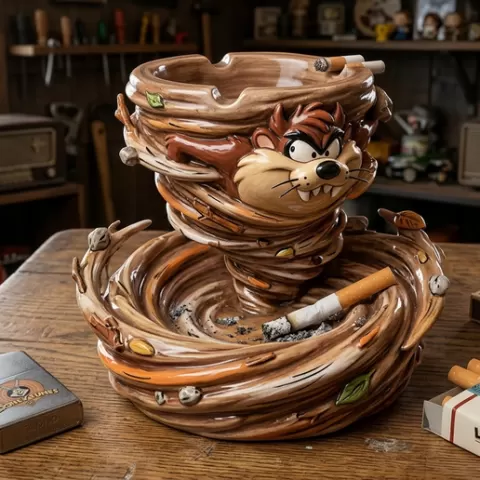 Cenicero Taz – Demonio de Tasmania Looney Tunes STL para impresión 3D