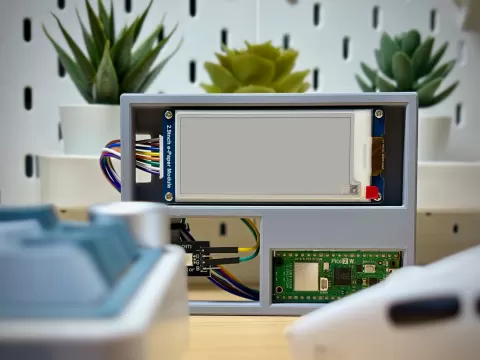 Waveshare 2.9" ePaper Desk Frame | Raspberry Pi Pico (2)