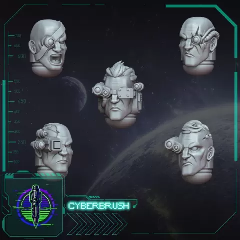 Occular Heads by Cyberbrush
