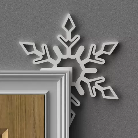 Snowflake Door Topper
