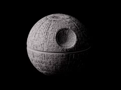 Death Star scaled one in two million