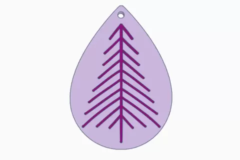 Teardrop Christmas Tree 2.stl