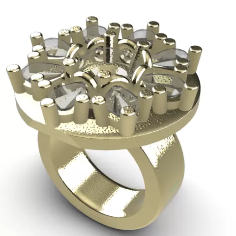 Sunflower Set Ring