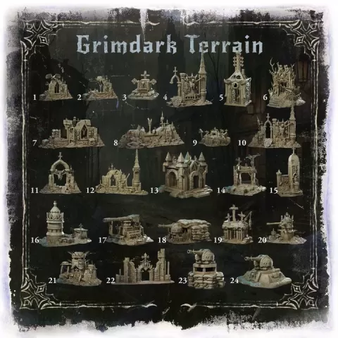 Grimdark Terrain by SolGood Creations