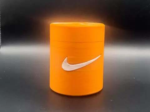 nike stash jar with threaded top