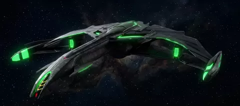 Star Trek Romulan Minerva class Explorer Fleet Commander