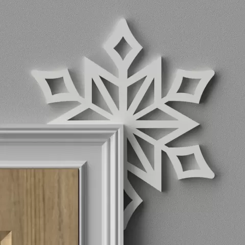 Snowflake Door Topper