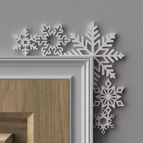 Snowflake Door Topper