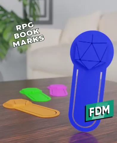 RPG - D20 Bookmarks