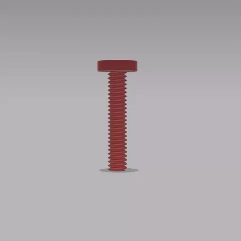 Flat-head screw