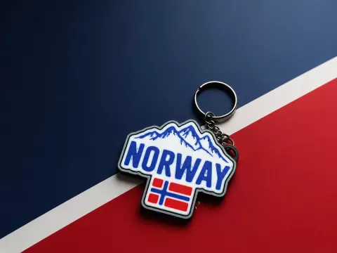 Norway keychain
