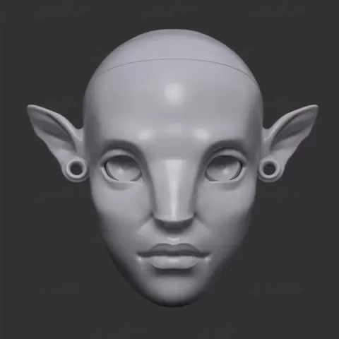 Head avatar Neytiri neutral BJD