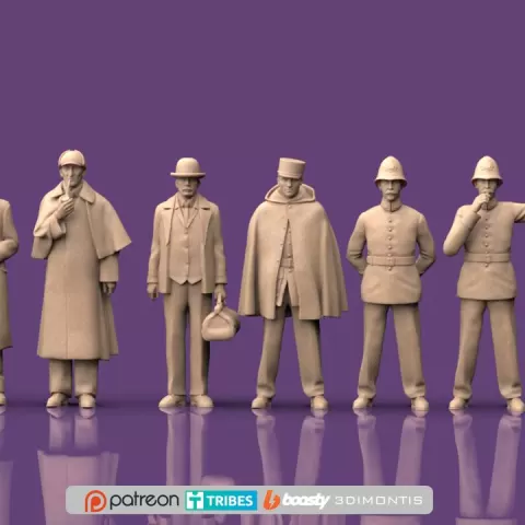 Retro People by Dmitry Tishchenkov