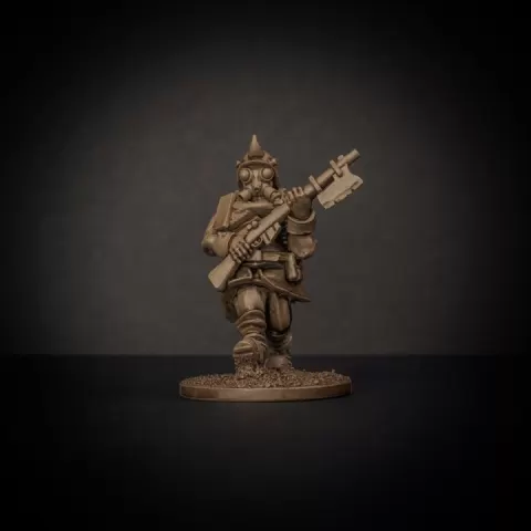 Mu Trooper 3 by Knucklebones Miniatures