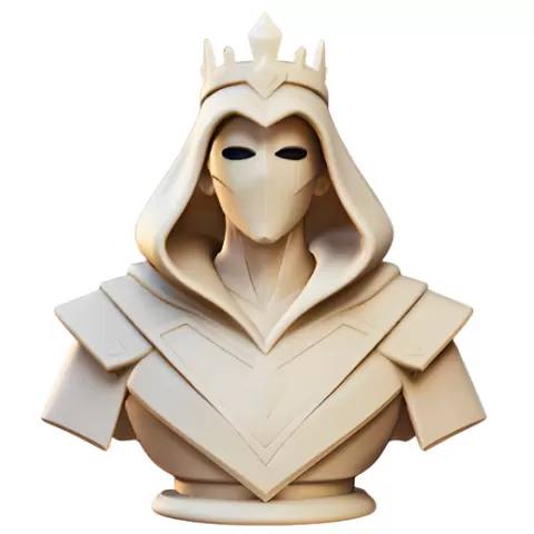 Hooded Shadow King Bust