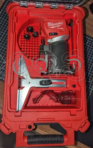 Milwaukee Packout Compact Organizer - Router Insert + Blank Insert
